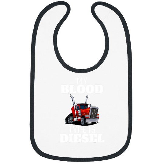 Truck Fun Funny 18 Wheeler Truck Driver Trailer Trucker 5 Bibs