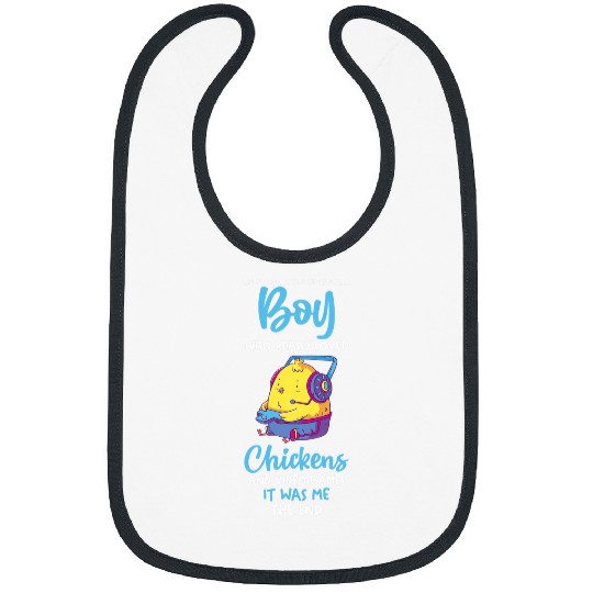 Chicken Pet Mens Gaming Gamer Farmer Bibs