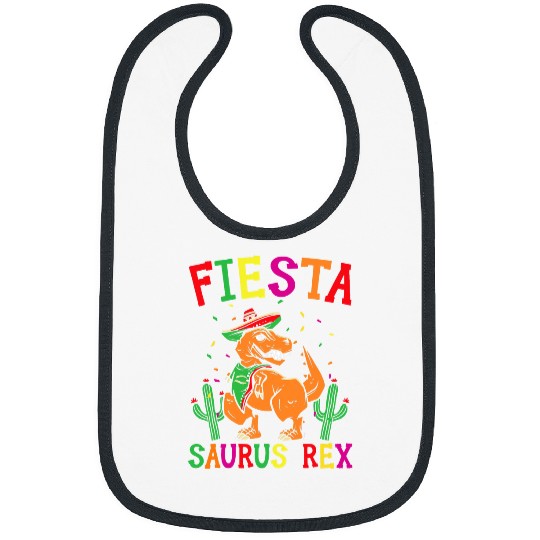 Dinosaur Pet Fiestasaurus rexs Dinosaur Mexican Festival Cinco De Mayo Tee Bibs