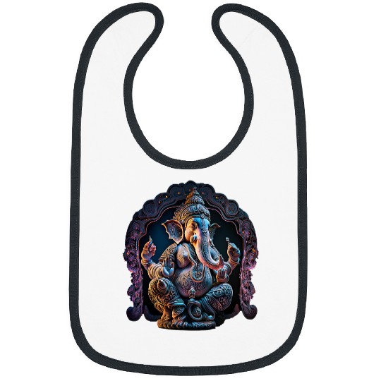 Elephant Mammal Ganesh Elephant Hindu Yoga Spiritual Meditation 6 Bibs