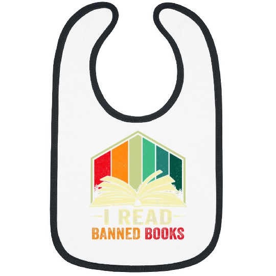 Book Fun I Read Banned Books Week Librarian freesdom Reader Nerd Men 1 Bibs