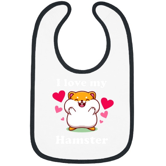 Guinea Pig Pet I love my hamster pet guinea pig females Bibs