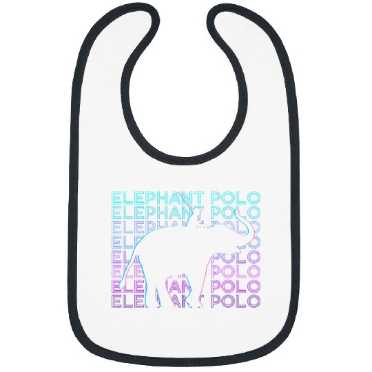 Elephant Mammal polo Retro 7 Bibs