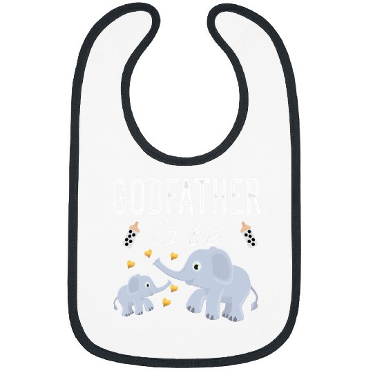 Elephant Mammal Godfather To Be Elephant Baby Shower Godfather Bibs