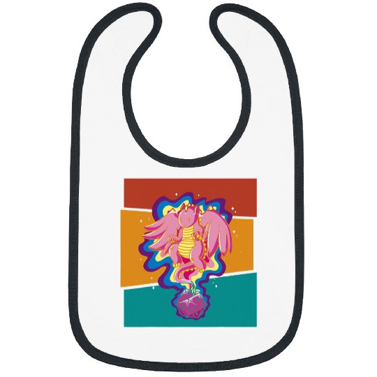 Dragon Pet vintages Fantasy Game Role Playing Dice Bibs