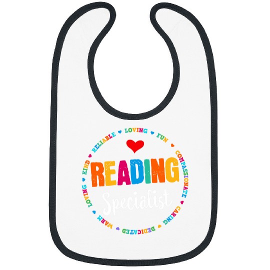Book Fun Reading Teacher Literacy Coachs Principal Reading Specialist 2 Bibs