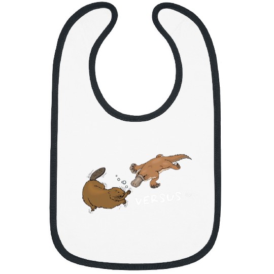 Beaver Pet cute animal Platypus beaver funny Bibs