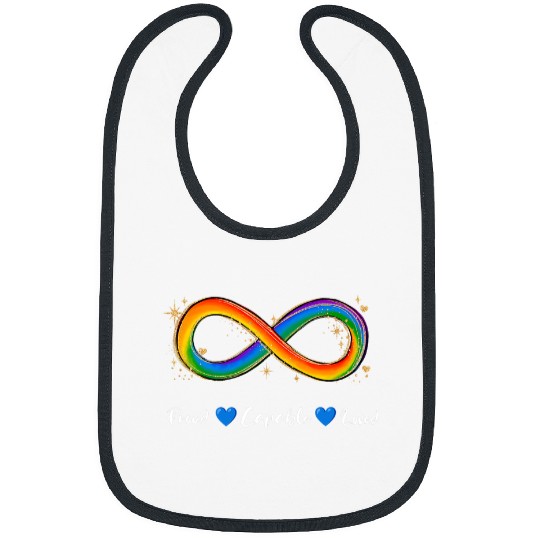 Autism Puzzle Neurodivergent Rainbow Infinity Autism Awareness Month Bibs