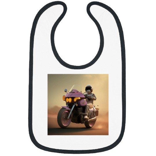 Pink Cruising Touring Motorcycle Motorcyclist Riding Rider Bibs