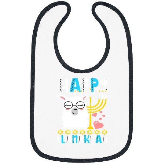 Llama Pet Funny Happy Llamakkah Hanukkah Chanukah  Jewish Llama Bibs