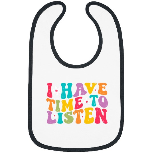 suicides Prevention 988 Ribbon I Have Time To Listen Mental Health Month Bibs