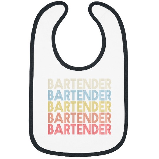 Intoxicologist Retro Cocktail Lover vintages Bartender Bibs