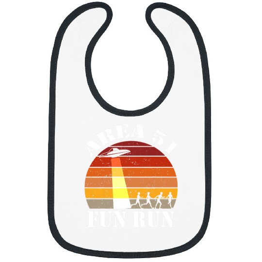 Aliens UFO Area 51 Fun Run Aliens UFO Roswell Alien Flying Objects Bibs