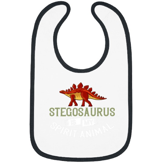 Dinosaur Pet Skull Stegosaurus Dinosaur Fossil Skull Skeletons 1 Bibs