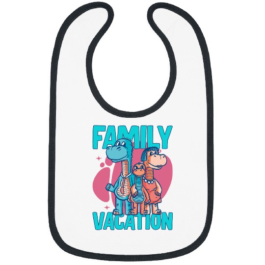 Dinosaur Pet Family Vacation Bibs