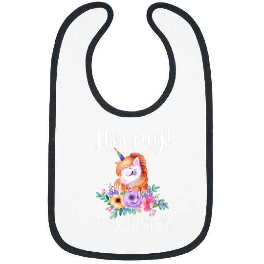 Unicorn Pet Kids Hooray Its My Gotcha Day Adoption Unicorn Adopting Gift 2 Bibs