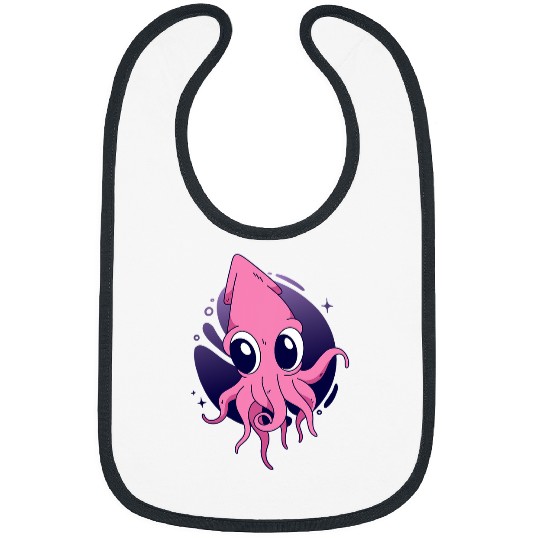 Octopus Pet with big eyes Bibs