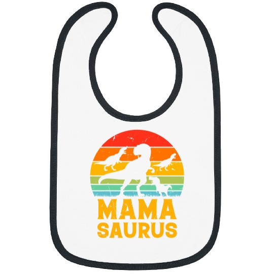 Dinosaur Pet Mama Saurus Family Mama Dinosaur Mama Dino Mamasaurus Bibs
