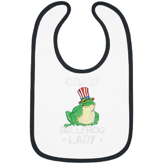 Frog Pet crazys bullfrog lady catches and eats frogs for Toad Hunter Bibs