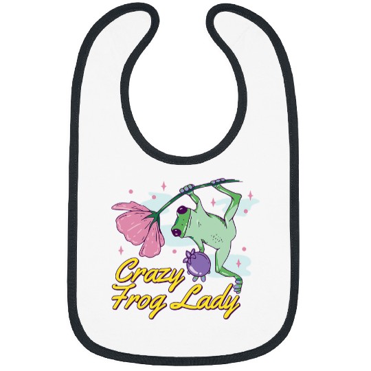 Frog Pet crazys Frog Lady Frog Lily Pads Bibs