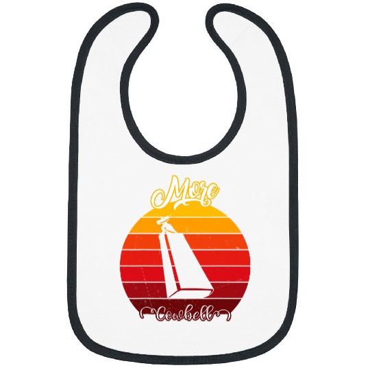 Cow Pet More Cowbell vintages Band Member Sun Bibs