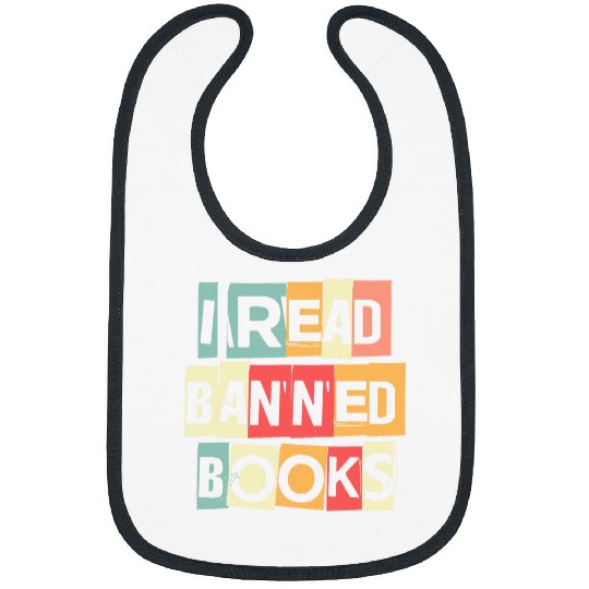 I Read Banned Books Week Librarian Freedom Reader Nerd Men 22 Bibs
