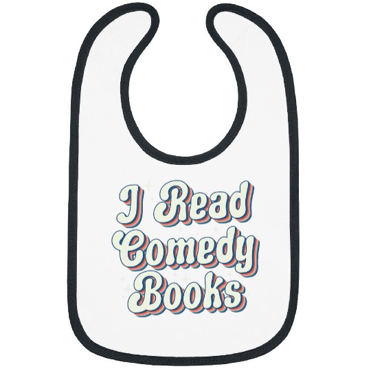 Book Fun I Read Comedy Books Week Librarian Retro vintages Comics Bibs