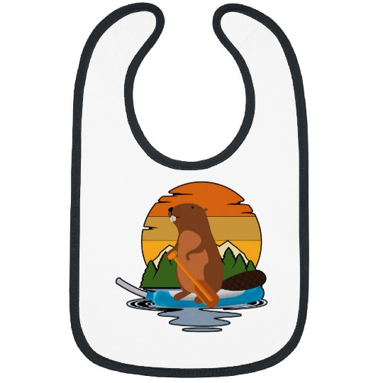 Beaver Pet vintages Canoe Beaver Purewick nurses Funny Nursing Humor Bibs
