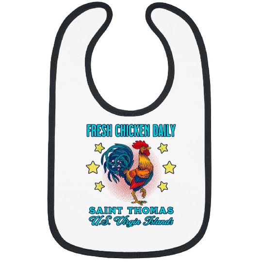 Chicken Pet St Thomas Fresh Chicken Daily Rooster Souvenir Bibs