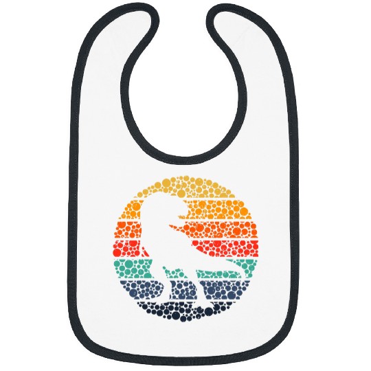 Dinosaur Pet Polka Dot T rexs Dinosaur International Dot Day Boys Kids1 Bibs