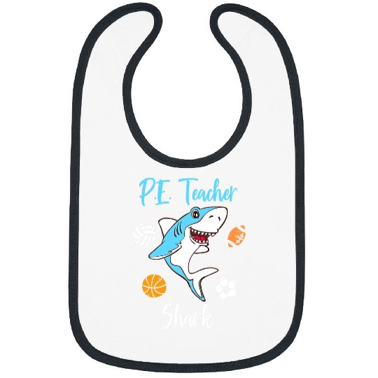 Shark Pet PE Physical Education Teacher Shark Back To School Gym Bibs