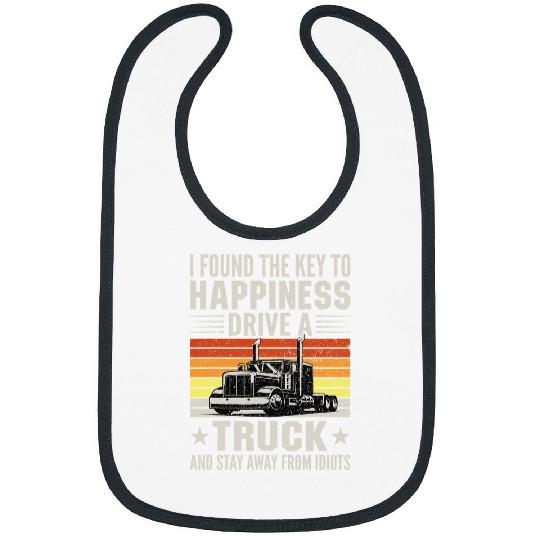 Truck Fun Funny Trucking Semi Truck Life Trucker Bibs
