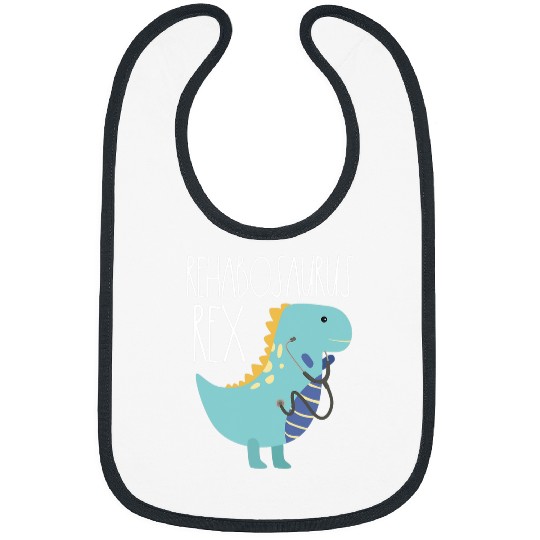 Dinosaur Pet Pediatric Rehab Physical Therapy Month Occupational Bibs