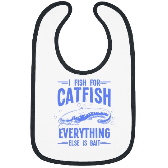 Fishing Fun Funny Catfishing Design For Men Women Catfish Fishing Hunter 164 Bibs