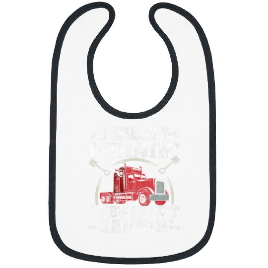 Truck Fun Funny Diesel Trucker Big Rig SemiTrailer Bibs