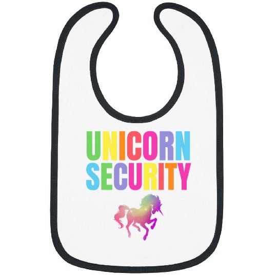 Unicorn Pet Security Halloween Dad Mom Daughter Party Costume 1 Bibs