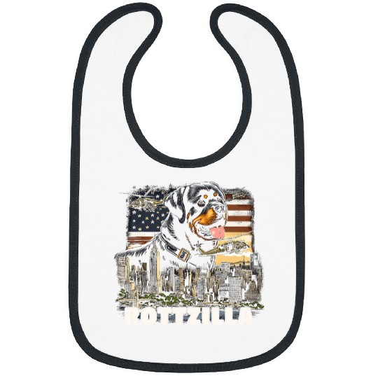 Rottweiler Pet Funny Rottzilla Rottweiler Dog Owner Bibs