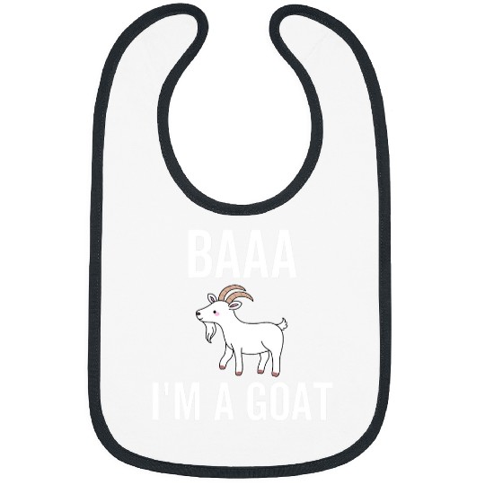 Goats Pet Baaa Im a Goats Funny Halloween Party Animal Costume Bibs