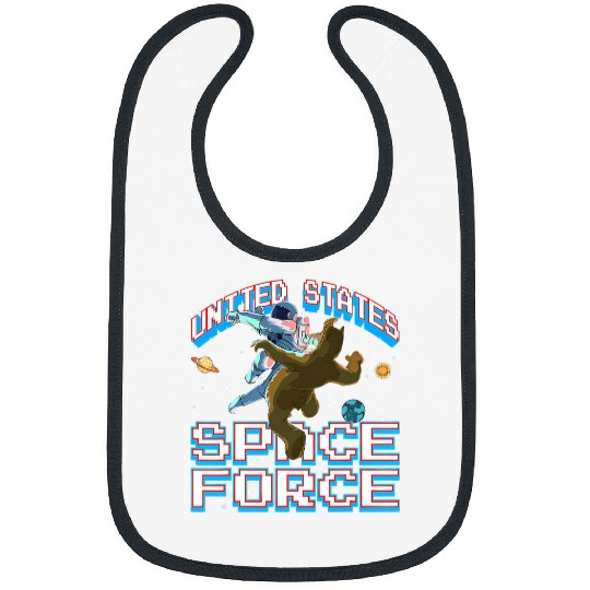 Aliens UFO US Space forces Alien Fight Men Women Tee Bibs