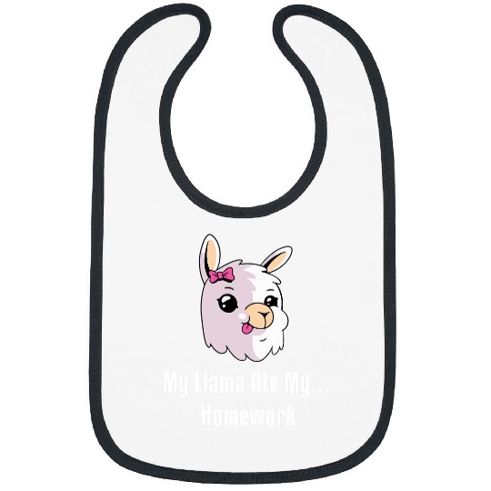 Llama Pet Funny Sarcastic Llama Lover Farm Animal Quote For A Student 9 Bibs