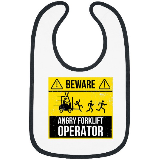 Forklift Fun Angry Forklift Operator Forklift Driver Funny Forklift Truck Bibs