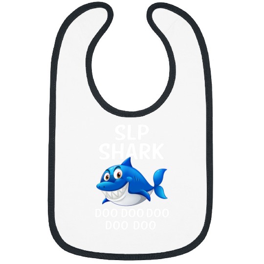 Shark Pet Pediatric Speech Therapy Cute SLP Shark Therapist 1 Bibs