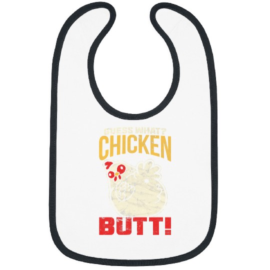 Chicken Pet vintages Guess What Chicken Butt Chicken Bibs