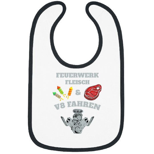 Fireworks meat eightcylinder driver Bibs