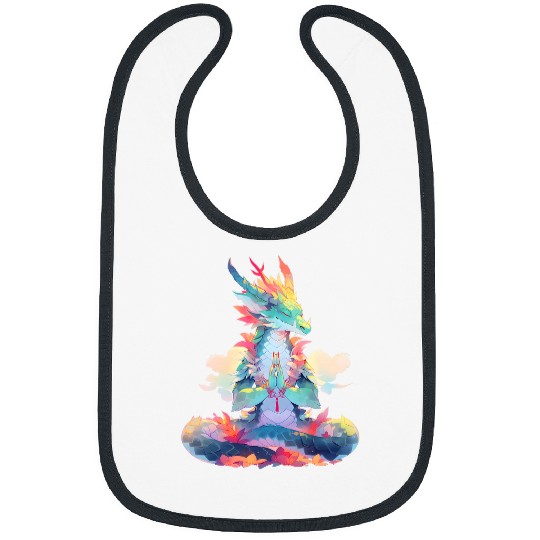 Dragon Pet Ying Yang Meditation Dragon Qi Gong Yoga Meditating Bibs