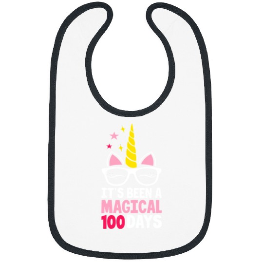 Unicorn Pet 100 Days Of School Magical Learning Unicorn Teacher Student Bibs