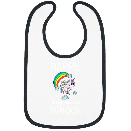 Unicorn Pet 100 days of school Flying Bibs