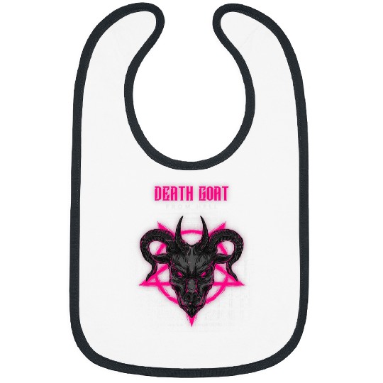 Goats Pet Pink Devil Demon Creature Horns Goats Bibs