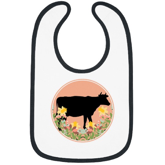 Cow Pet Cattle Dairy Farm Farming Cowgirl Bibs