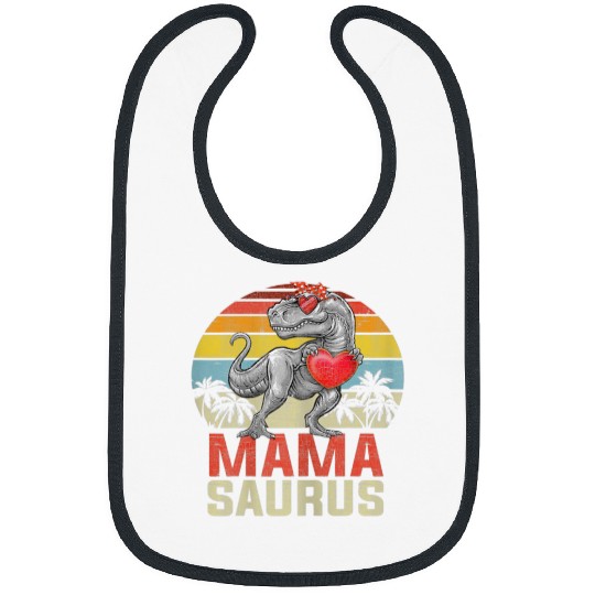 Dinosaur Pet Mamasaurus T rexs Dinosaur Funny Mama Saurus Mothers Family1 Bibs